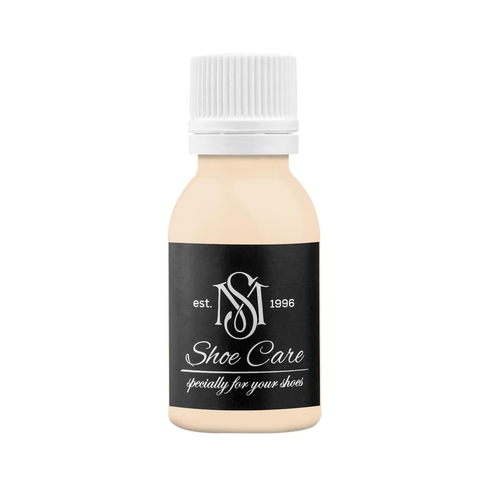 Tinte universal para cuero, NCS S 1010-Y40R, color crudo nude, pintura de alta cobertura para zapatos, bolsos, lona y tenis, 50.3 ml