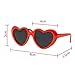 10 pcs Lovely Heart Shape Pet Cat Glasses Eye-wear Sunglasses for Small Dog Cat (Blue)