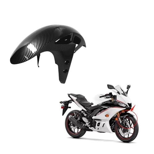 Garde boue moto avant anti projections en ABS carbone pour YZF-R25 R3 - 2