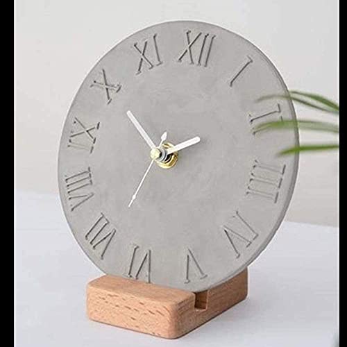 Image of URBAN BOX Clock Resin Mold Roman Numeral Arabic Numeral Clock Silicone Resin Mold for Epoxy DIY Jewelry Making Creative DIY Multipurpose Transparent Silicone Coaster Mold (12 Inch)-40