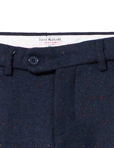 Isaac Mizrahi Boy's Slim Fit Wool Blend Ink-Splash Pants2