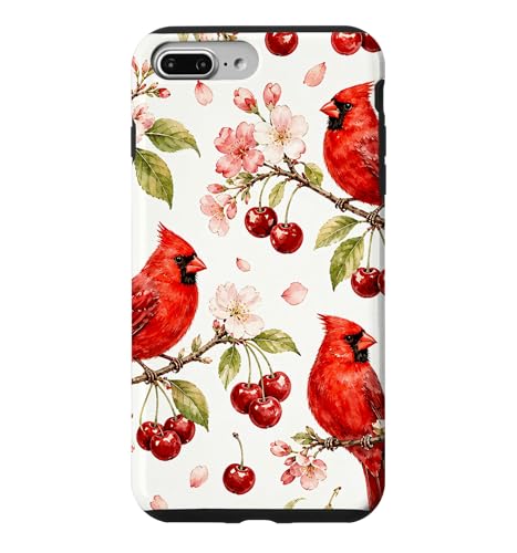 ���b�h�J�[�f�B�i�� �� ���� �ԕ� �t���[�c�� �X�}�z�P�[�X iPhone 7 Plus/8 Plus �p
