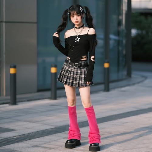 Image of Junely Leg Warmers for Women Kawaii Leg Warmer Baggy Legwarmers