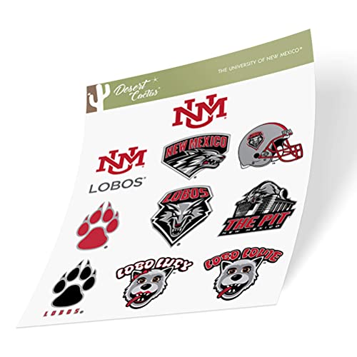 University-of-New-Mexico-Sticker-UNM-Lobos-Stickers-Vinyl-Decals-Laptop-Water-Bottle-Car-Scrapbook-T2-Type-2
