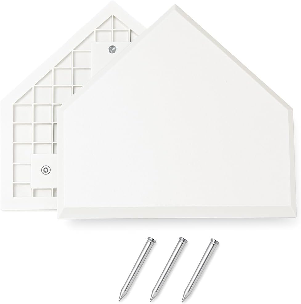 EZ Slide Home Plate, White