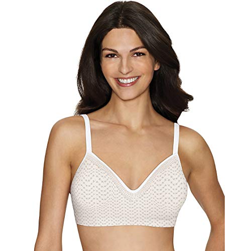 Hanes by Comfort Evolution Lace ComfortFlex Fit Wirefree Bra_TC Tok Chvrn Prt_XL