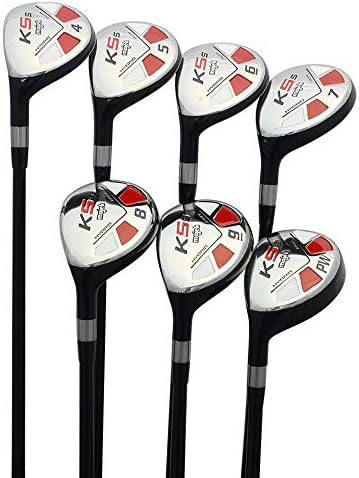 Left Handed Majek Golf Petite Women’s All Ladies True Hybrid Complete Set which Includes: #4, 5, 6, 7, 8, 9, PW New Utility L Lady Flex Clubs (Petite – 5′ to 5’3″)