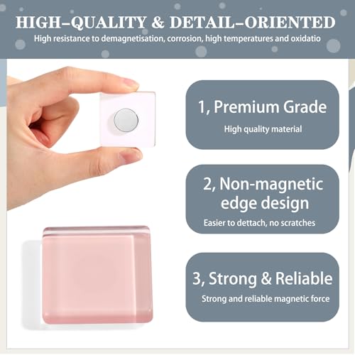 Imanes decorativos de vidrio para refrigerador 24 pzas miniatura 3