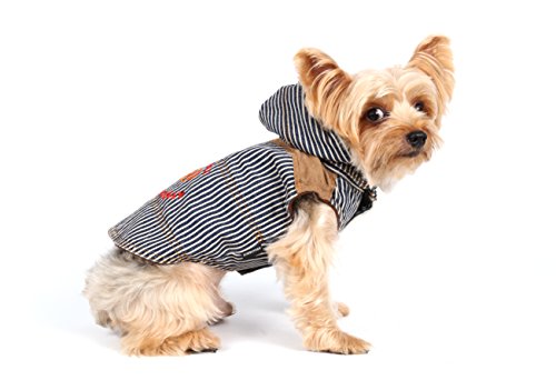 Doggydolly Authentic Stripped Jean con Cappuccio
