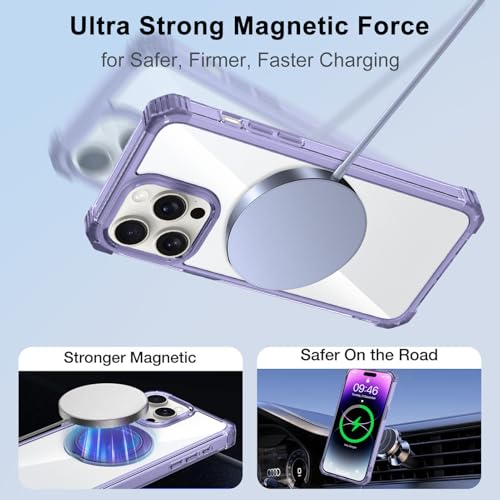 Coque iPhone 14 Pro Max violette idéale pour support voiture - 4