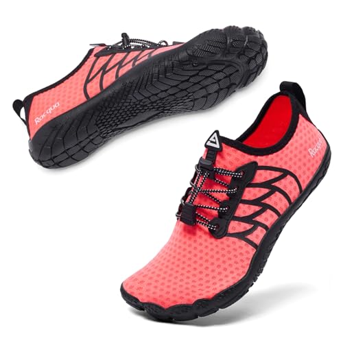 Image of Racqua Water Shoes Quick-Dry Swim Shoes Breathable Lightweight Beach Shoes Pool Barefoot Aqua for Women Men