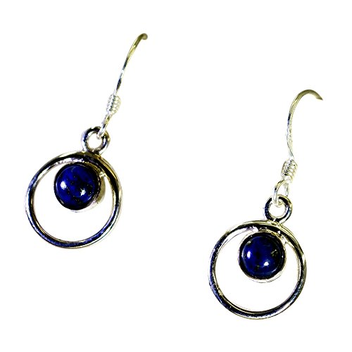 Pendientes de lapislázuli y plata 925 ideales para realzar tu look diario de oficina y eventos