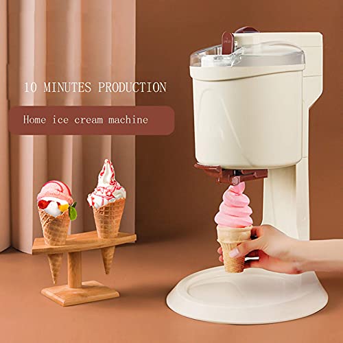 Eismaschine Mit Kompressor, Softeismaschine, Für Zuhause Ice Cream Machine 1L Aluminiumfolie in Lebensmittelqualität… – Bild 5