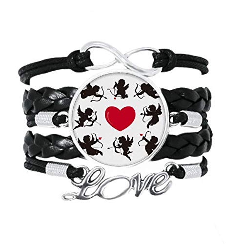 Bracelet en cuir torsadé DIY cœur rouge pour un bijou enfin à votre taille