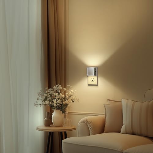 Image of DORESshop LED Night Lights Plug into Wall [2 Pack],Plug in Nightlight