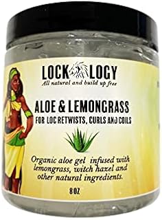 Loc Retwist Gel | Locking Gel - Organic Aloe and Lemongrass Loc Gel For Dreads | No Build Up Dreadlock Hair Product By Lockology