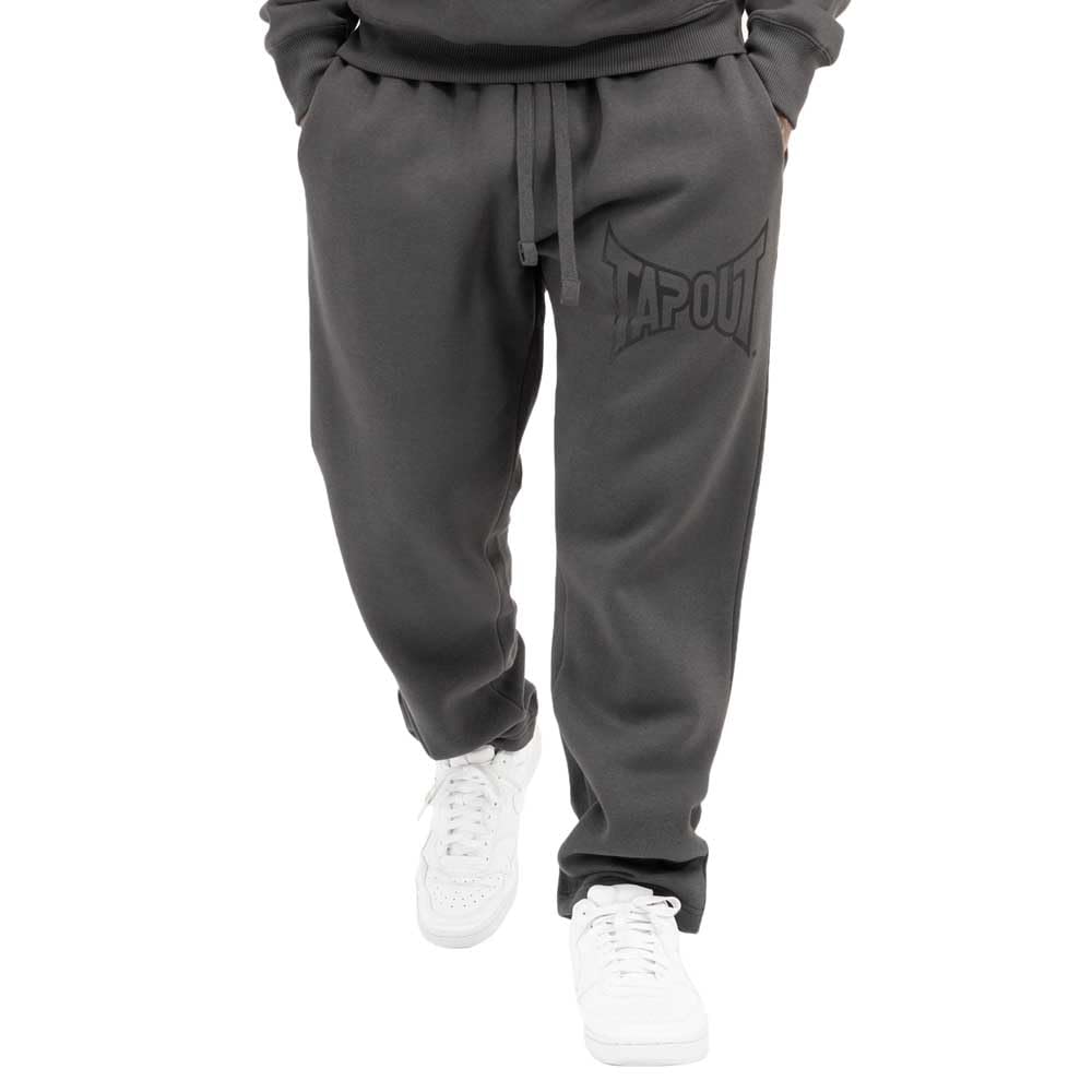 Tapout Men's Lifestyle Basic Jogger, Anthracite/Black, L