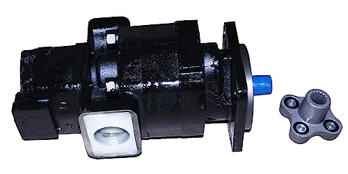 Image of Solarhome 257954A1 New Hydraulic Pump compatible with Case 580LPS 580LSP 580M 580MXT 580SL 580SLE 580SM 590SM Series 2 Backhoe Loader