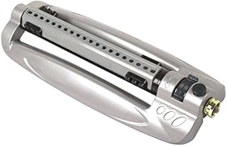 Rocky Mountain Goods Metal Oscillating Lawn Sprinkler - Rust-Proof Aluminum Sprinkler with Solid Brass Jets - 4,100 Sq. F...