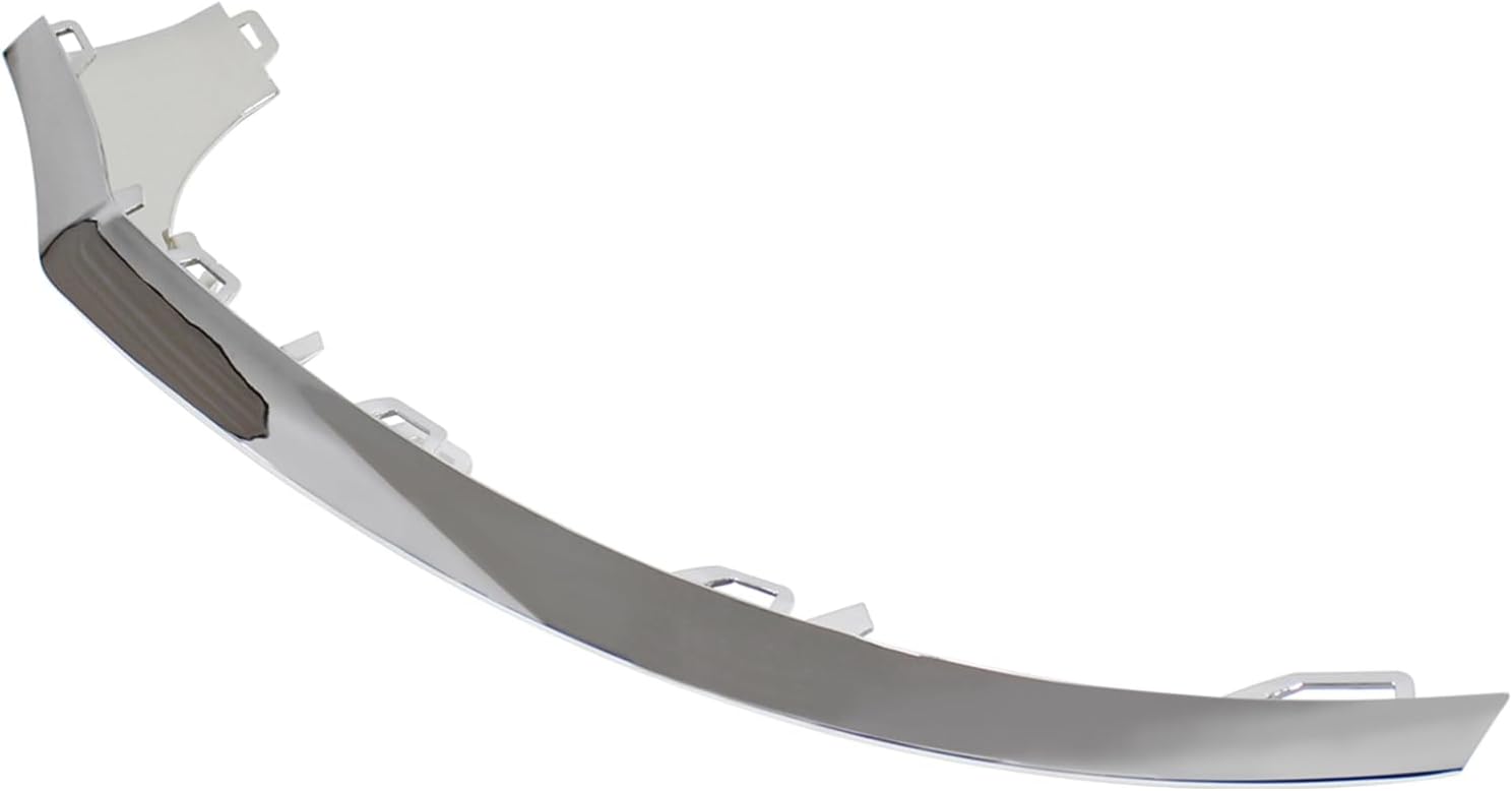 ApplianPar 2Pcs Front Driver and Passenger Side Bumper Chrome Trim Molding for CLS400 CLS500 CLS550 2015-2018