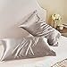 BEDELITE Satin Pillowcase for Hair and Skin, Super Soft and Cooling Similar to Silk Pillow Cases 2 Pack with Envelope Closure, Gift for Women Men(20