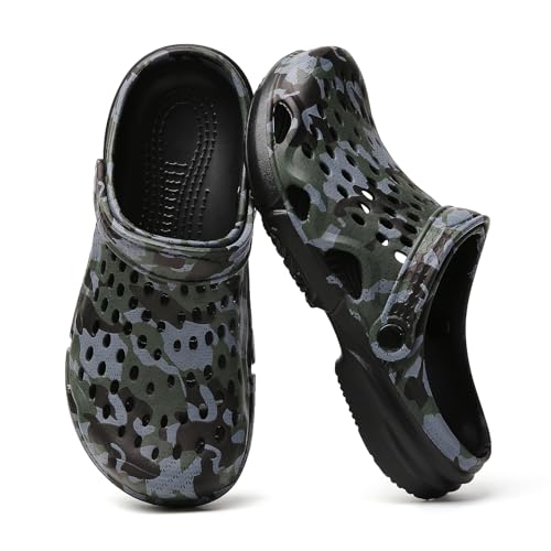 Image of FLIOZY Men's Garden Clogs Shoes Non Slip Shower Slippers Summer Outdoor Beach Sandals