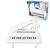 Lexibook, My First Piano, Piano voor kinderen, verlichte toetsen, leermodus, 29 x 31 cm, tempo en volume instelbaar, 3+, wit, K731