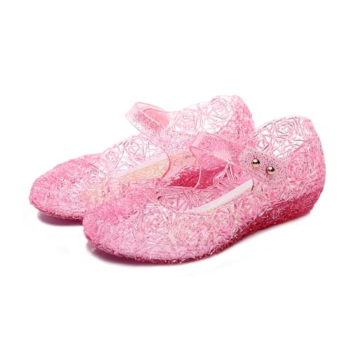 Image of Flats Mary Jane Dance Party Cosplay Shoes, Snow Queen Princess Sandals for Little GirlsToddler, Birthday, Christmas