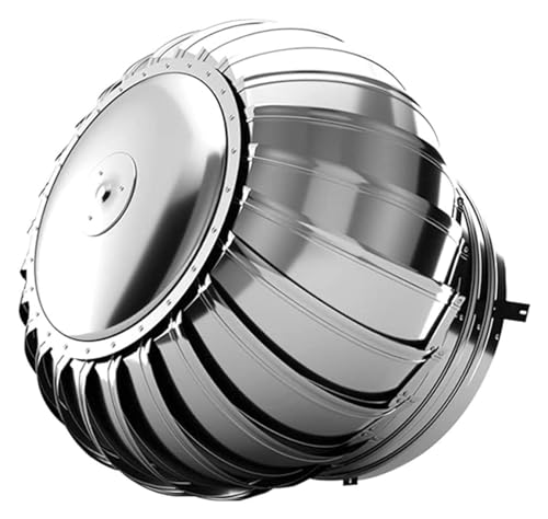 Ventilador de techo de acero inoxidable, tapa de ventilación con protección contra lluvia para conducto de chimenea miniatura 1