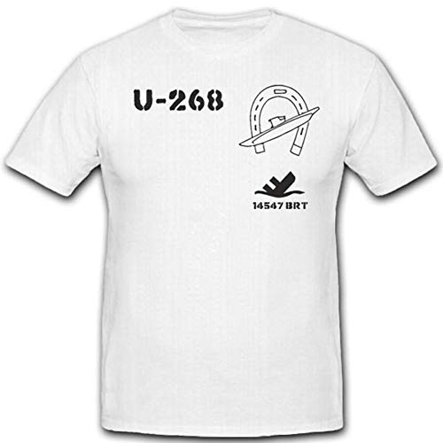 Badge de sous-marin Uboot 268 militaire blanc taille XXXL