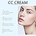 BERALLOYE Cc Cream for Older Women,CC+ Cream, Foundation Makeup, Full-Coverage Foundation, Multi-Purpose Facial Concealer Soothes & Hydrates Skin（1 Fl Oz/30ml Natural Color）