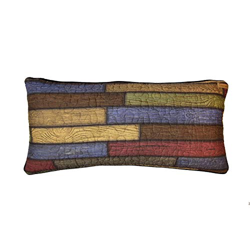 Donna Sharp Throw Pillow - Oakland Lodge Decorative Throw Pillow With Multicolored Pattern - Rectangular #TOP4