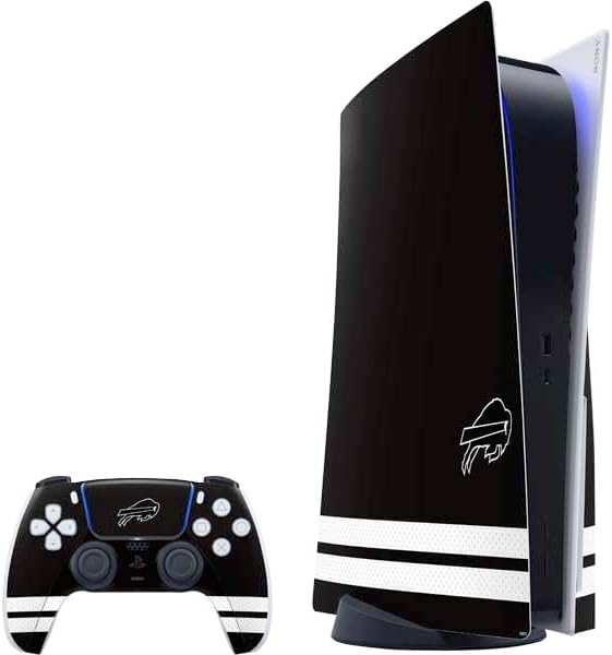 Skinit Decal Gaming Skin Compatible with PS5 Bundle – Officially Licensed NFL Buffalo Bills Shutout Design