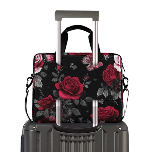 Maletín para portátil con diseño mariposa 13-15.6 pulg miniatura 4