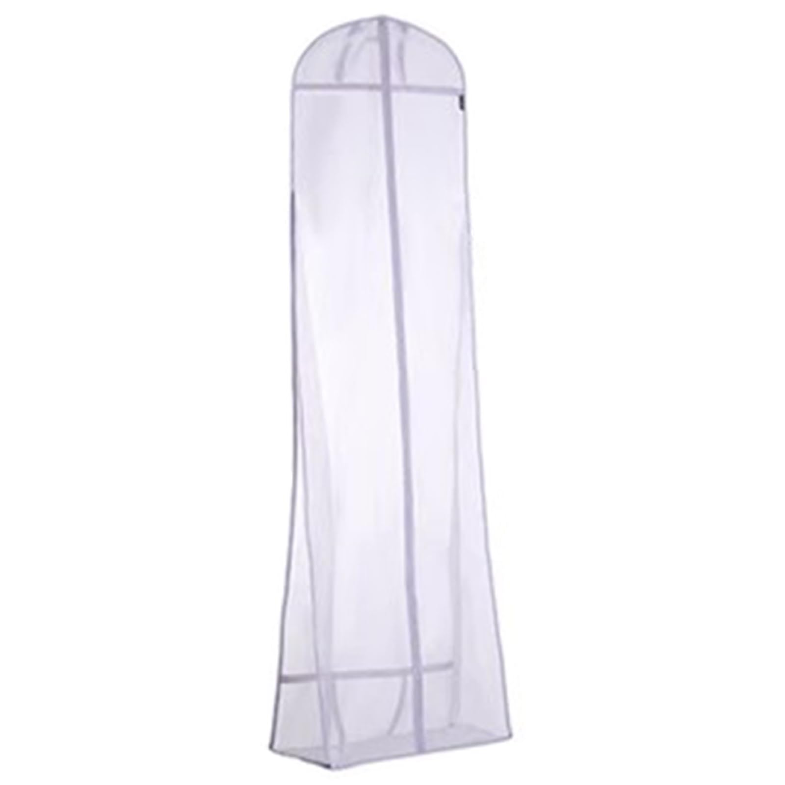 Clothes Cover Transparent Garment Bag Dress Storage Bag Dust Cover with Zipper Fitted Protective Cover Bag Hanging Clothes