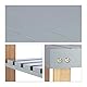Relaxdays Schuhbank, 2 Ebenen, offen, Schuhaufbewahrung, zum Sitzen, natürliche Maserung, HBT: 45x70x28,5cm, grau