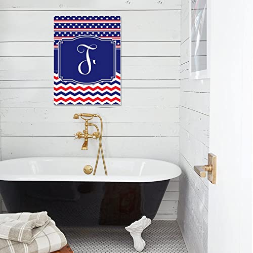 Panneau bois patriotique F orné d'étoiles artisanales