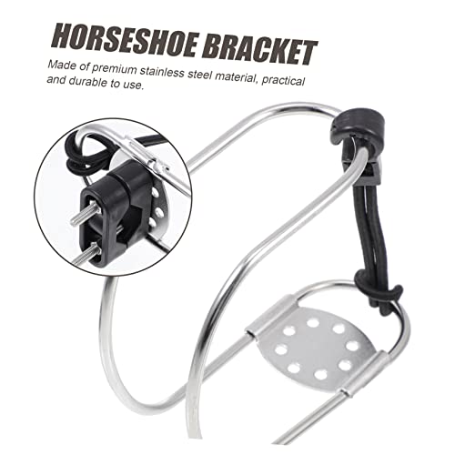 Soporte de acero inoxidable para caballo para evitar desprendimientos en boxes 3