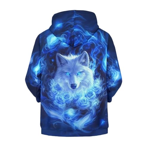 WELLFLYHOM Kids Graphic Hoodie for Girls 6-16 Zipper Sweatshirts Tops Long Sleeve Full Zip Kids Sweater Shirts for All Season4