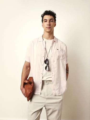Image of THE BEAR HOUSE Men's Casual Shirt Modern Fit Everyday Wear