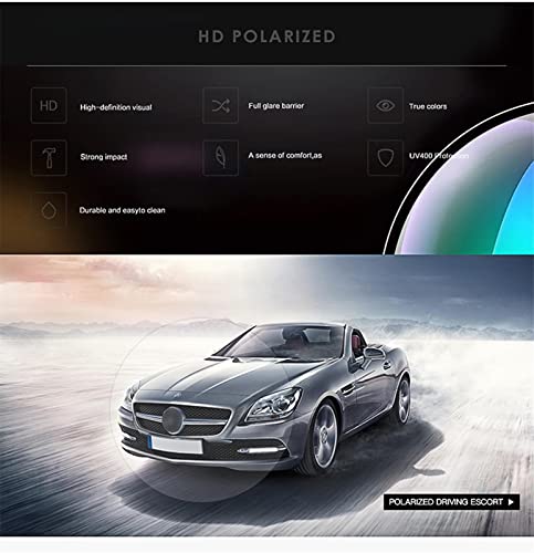 ZENYS Men and Women Polarized Driving Outdoor Vacation Sports Sunglasses (Color : A, Size : 1)3