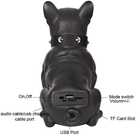 GYZLZZB 5W Bluetooth Speaker, Creative Dog-like Wireless Speaker, HIFI Sound Quality, Support TF Card/U Disk Playback, Built-in FM Radio Function, Suitable for Home Outdoor Travel and Car