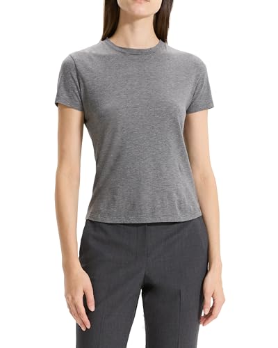 Theory Women's Tiny Tee, Melange Grey, XXXS at Amazon Women's