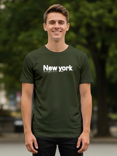 Image of XENOVAURBAN Men's Printed T-Shirt Combo Pack of 3 | Regular Fit Cotton Tshirts for Man - PRNT2