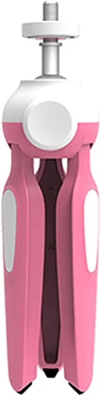 Flexible Tripod Stand Portable Foldable Mounting Screw(Pink)