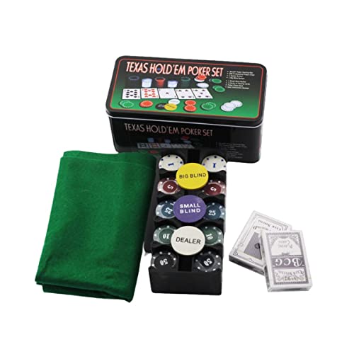 Jogo De Lata Poker Texas Hold'em Poker Set