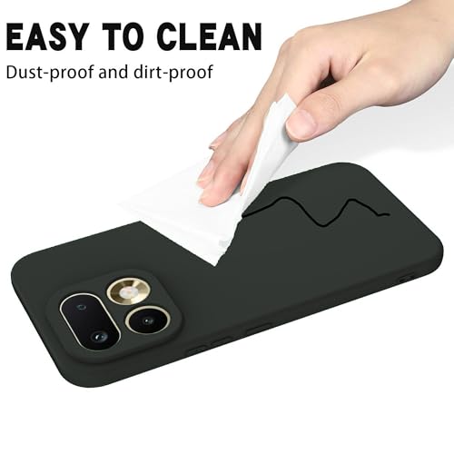 Image of FIRST MART Matte Silicone Back Cover for Realme 16 Pro - Green
