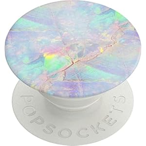 PopSockets Phone Grip with Expanding Kickstand, Marble PopGrip – Opal