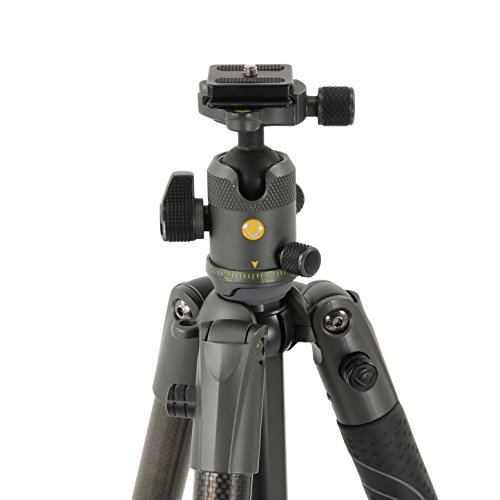Vanguard Veo 2 264Cb Carbon Fiber Travel Tripod With Veo 2 Bh-50 Ball Head For Sony, Nikon, Canon, Fujifilm Mirrorless, Compact System Camera (Csc), Dslr #TOP3
