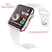 Misxi Rose Gold Case for Apple Watch Series 5 / Series 4 Screen Protector 40mm, iwatch Cover TPU Overall Protective Case for Series 5/4 40mm (1 Rose Gold + 1 Transparent) [2 Pack]